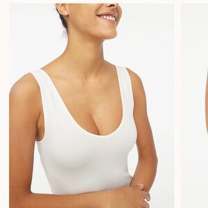 White Layering Tank Top